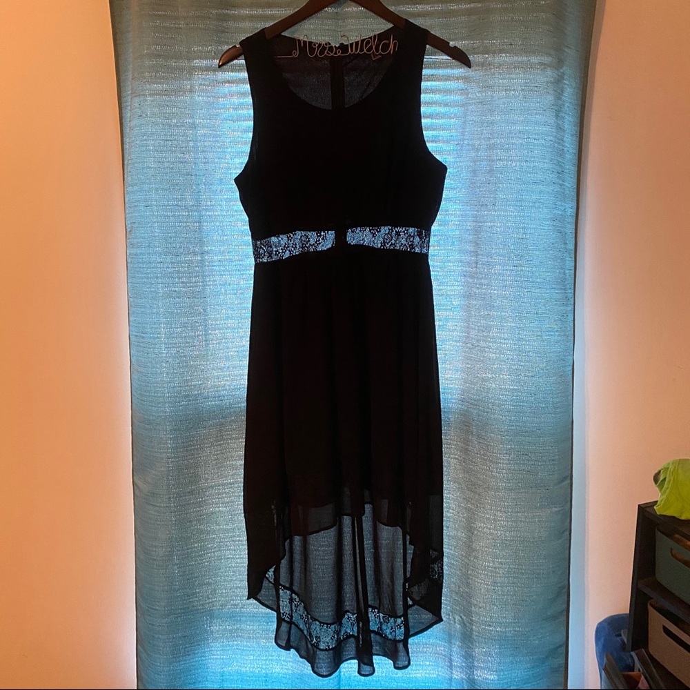 Forever 21 high/low shear lace dress
